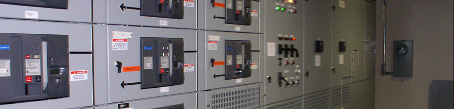 Room with electrical equipment